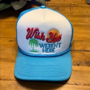 Blue and White Field Grade Trucker Hat